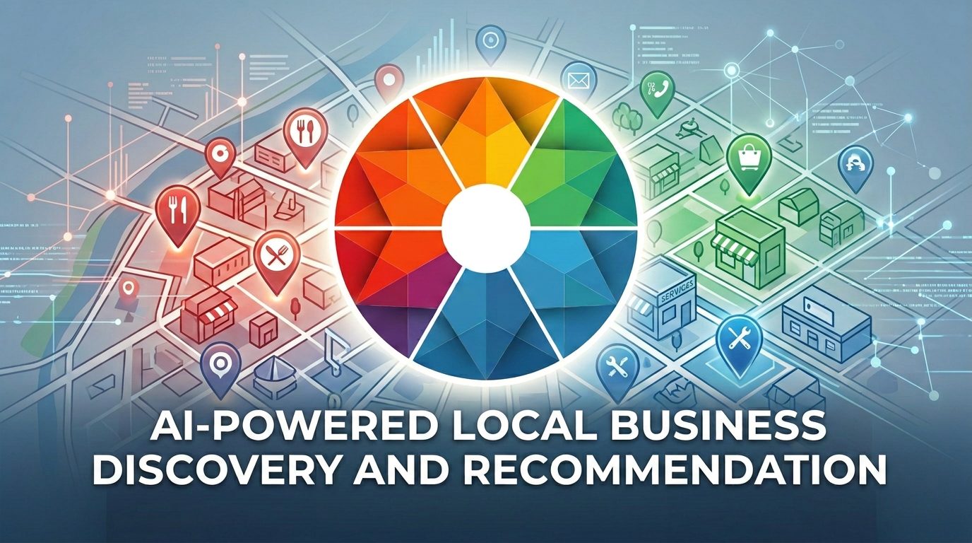 AI search systems combine business identity, location, relevance, reputation, and current web evidence to generate local recommendations.